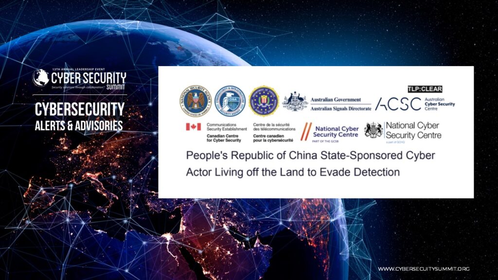 CYBERSECURITY ADVISORY – PEOPLE’S REPUBLIC OF CHINA STATE-SPONSORED ...